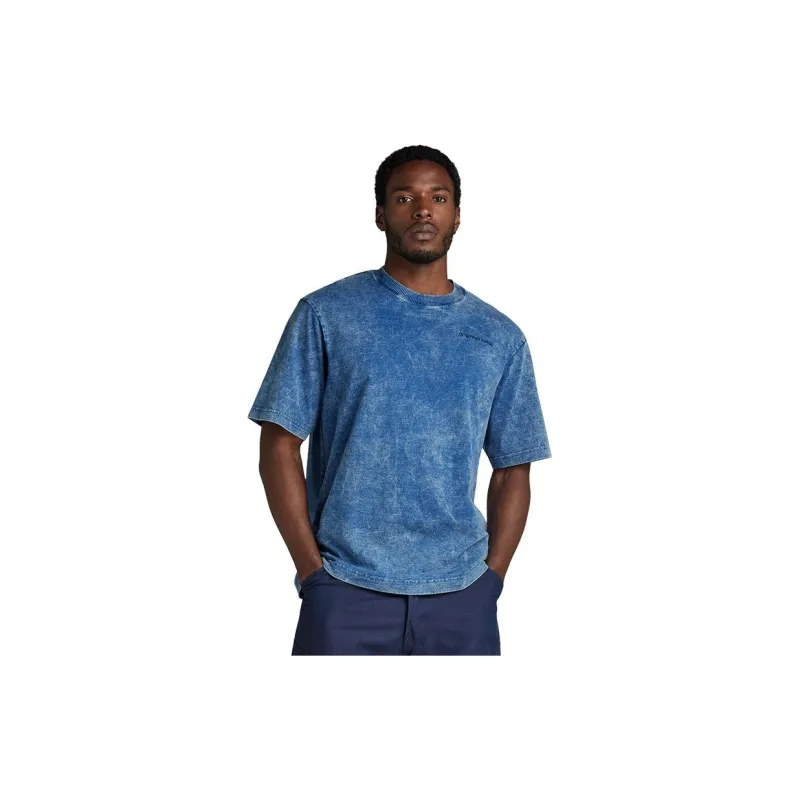 G-STAR RAW Drop Shoulder Sleeve T-Shirt Men's Pale Blue-1