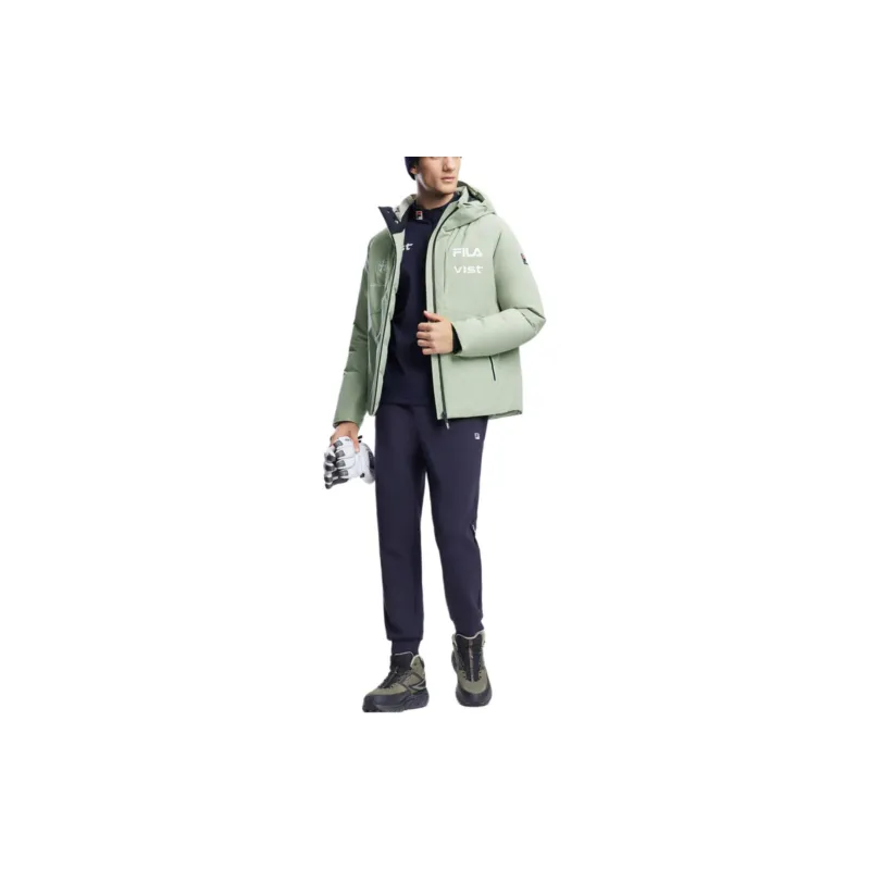 FILA Down Jacket Men's Pearl Luster Green-2