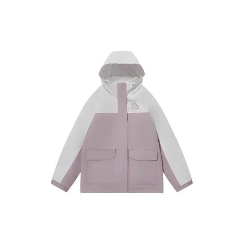 PEAK Sports Life Collection Trench Coats Women's White/Light Purple