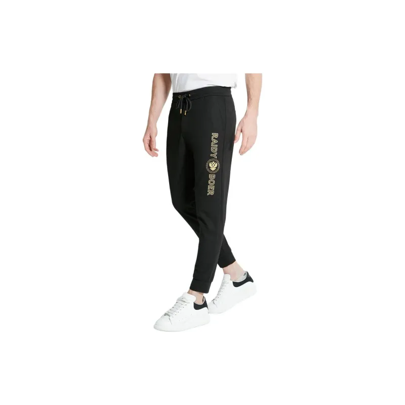 Raidy Boer Casual Pants Men's Black-4