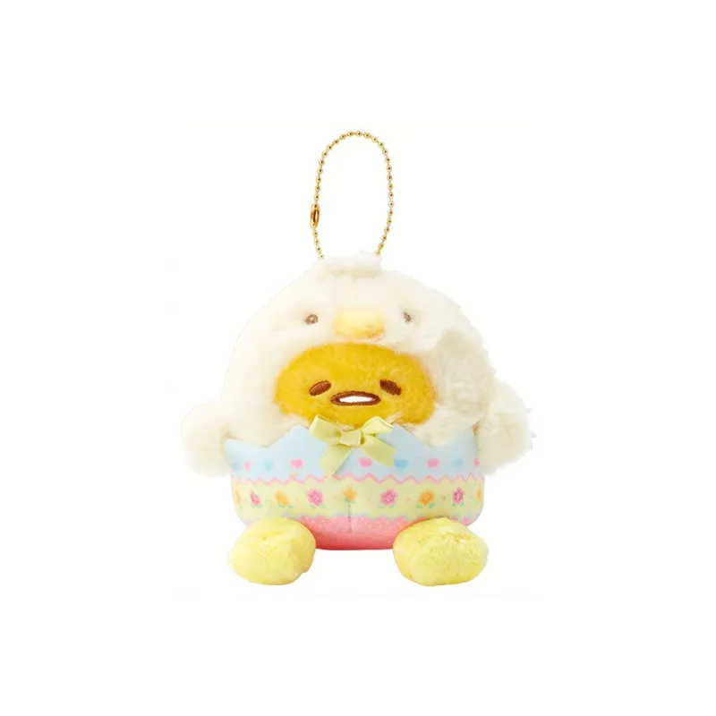 Sanrio Characters Sanrio, Easter Chick Collection, Lazy Egg, Giggling Dolls Plush Pendant 11cm Height-1