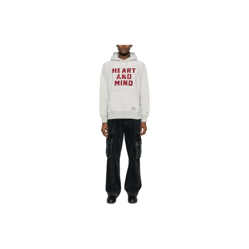 BILLIONAIRE BOYS CLUB Slogan embroidered Cotton Hoodie-1