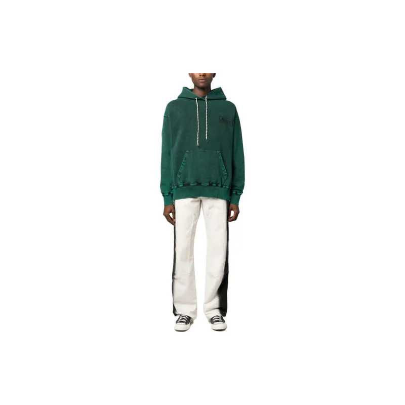 Aries Destroyed Temple Logo Printed Hoodie-1
