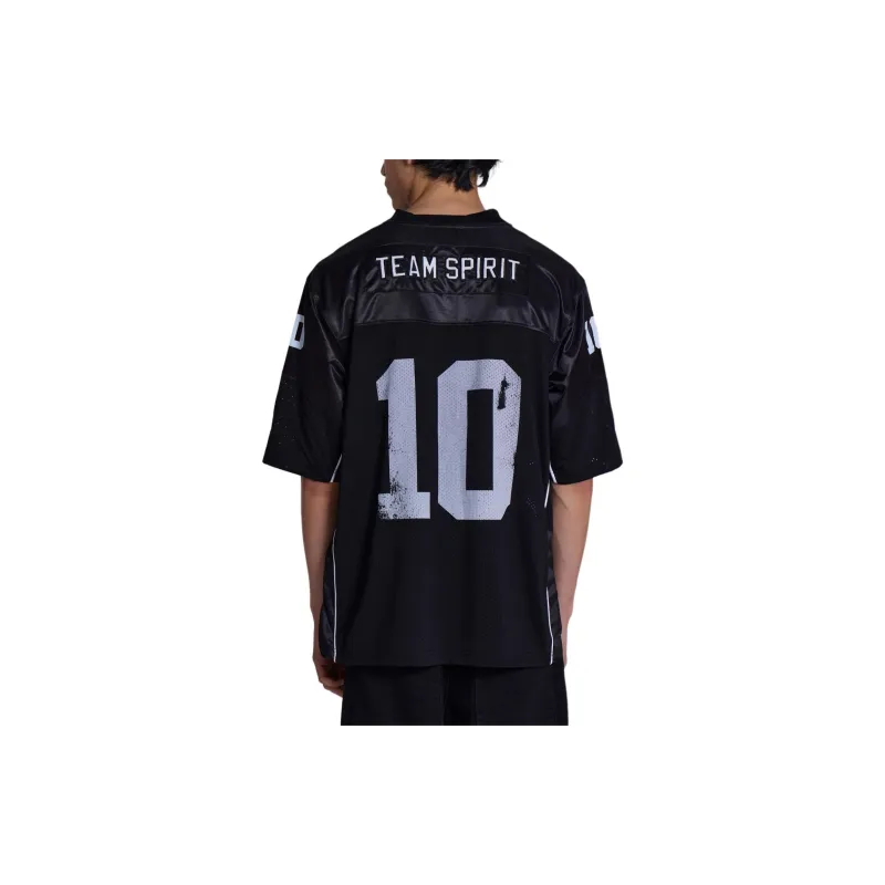 Jaded London SS24 Fantasy Store Series Team Spirit Football Jersey Soccer Jersey Unisex BLACK/Black-3
