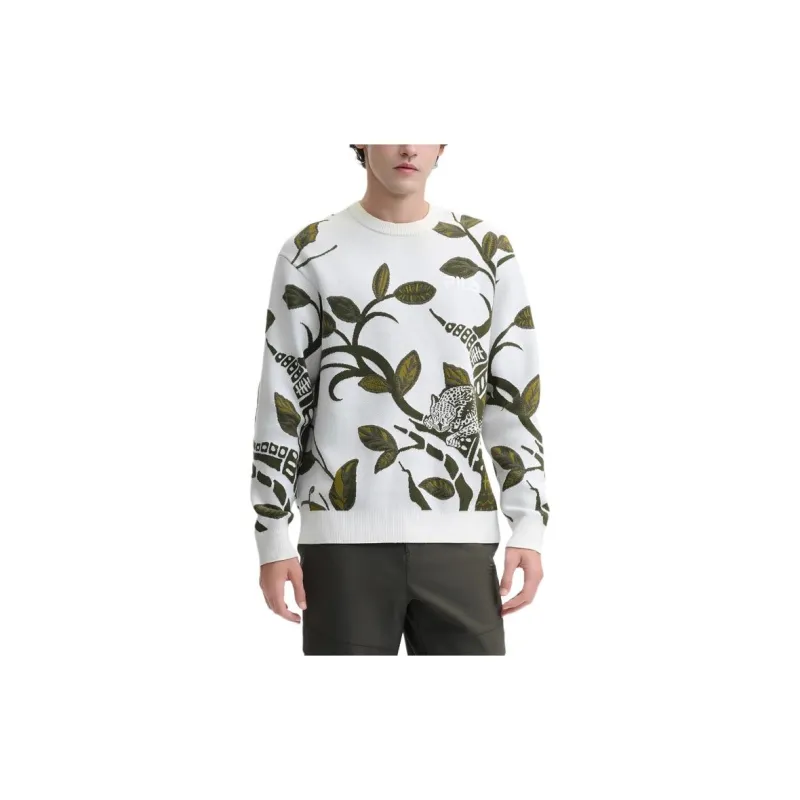 FILA x LUSUO Knitwear Men White Green-1