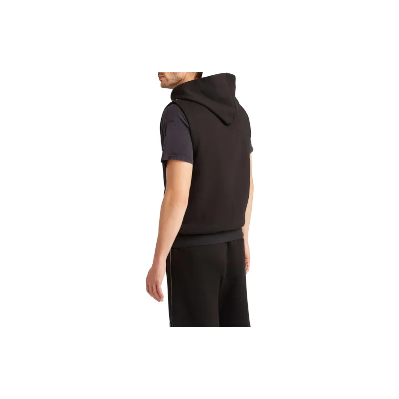 Giuseppe Zanotti Sleeveless Zip front Hoodie-5