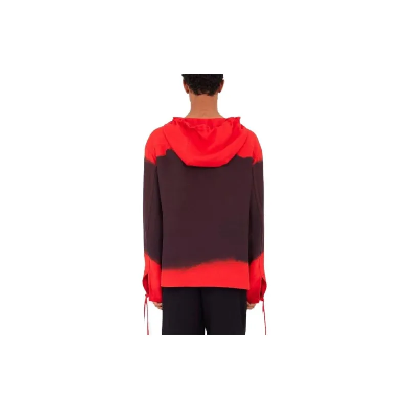 Ferragamo Gradient Effect Drawstring Hoodie-3