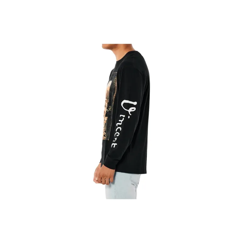 Hollister T-Shirts Unisex Black-1