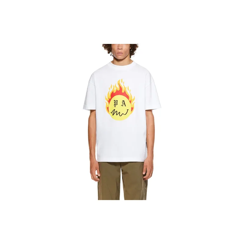 PALM ANGELS Burning Head T shirt-2