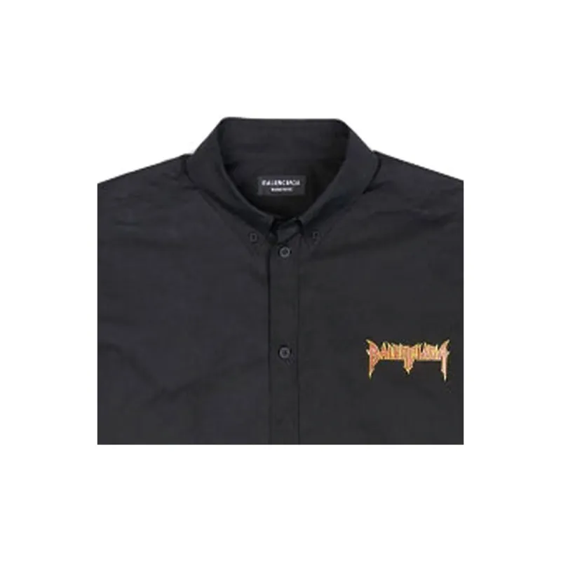 Balenciaga Metal Vintage Oversized Shirt-4