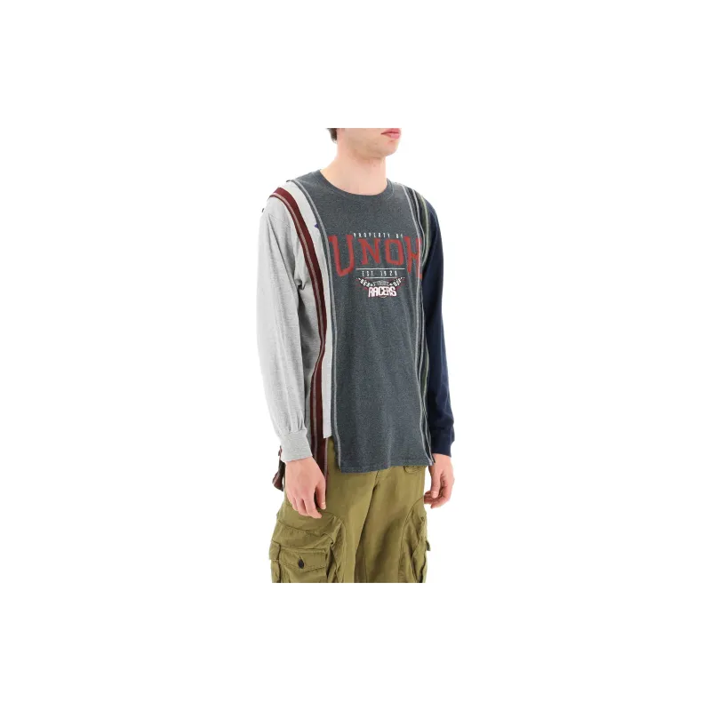 Needles Rebuild 7 Cuts Long Sleeve Tee-1