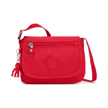 Kipling Nylon Crossbody Bag Mini Unisex Red Rouge