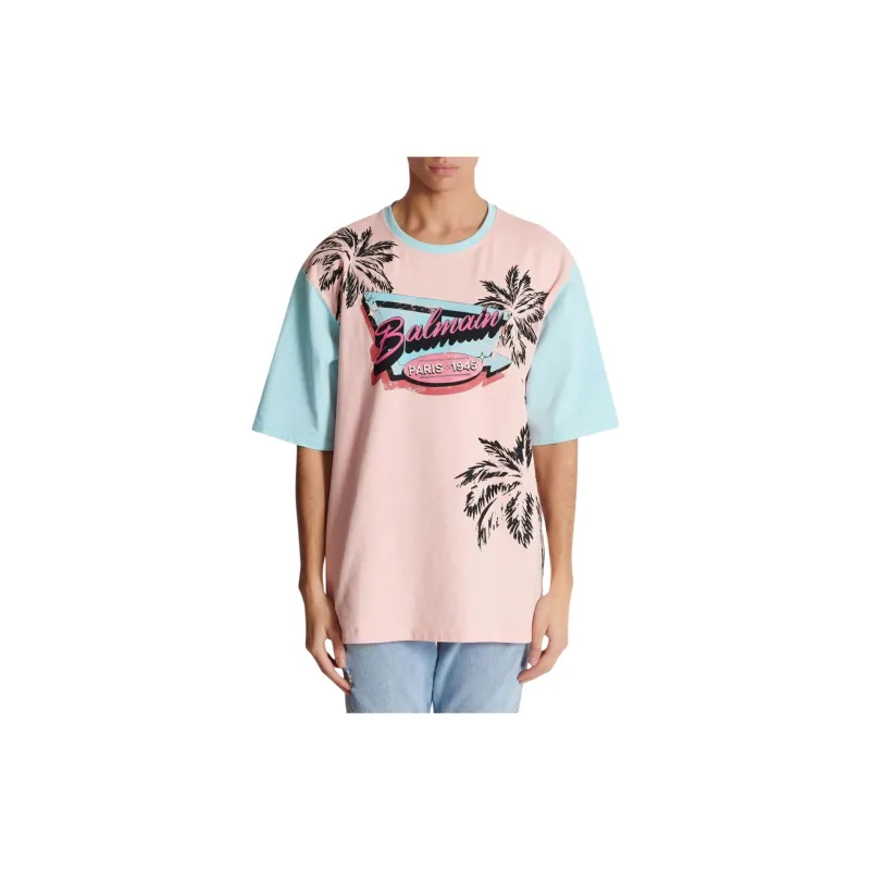 BALMAIN T-Shirt Men's Multicolor-3