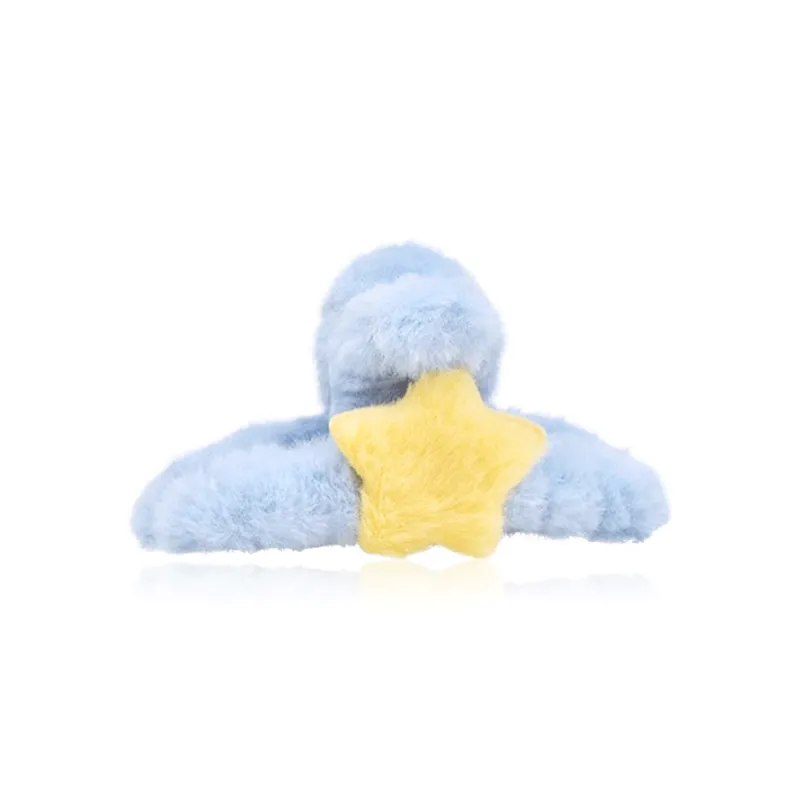 Crafts Women's Plush Hair Clips Women's-5