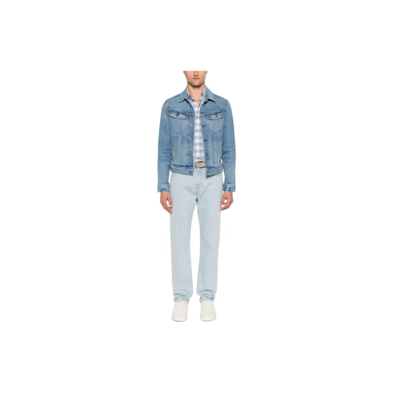 TOM FORD Logo Patch Denim Jacket-1