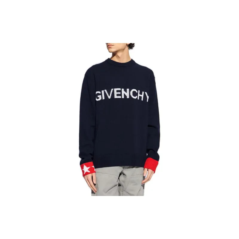 Givenchy Logo Intarsia Sweater-3