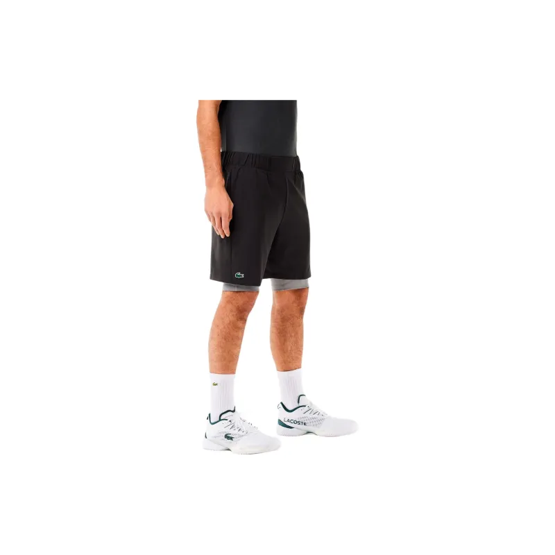 LACOSTE Casual Shorts Men's Black-4