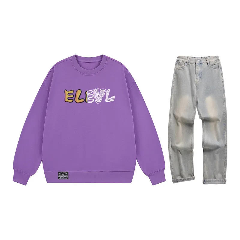 LEVEL Sweatshirt Sets Unisex-39