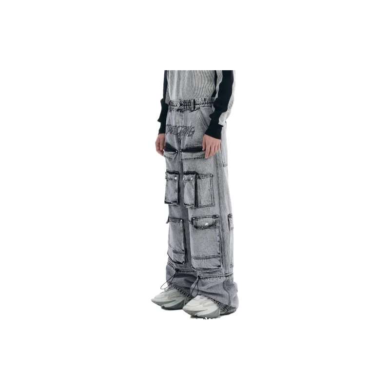 TIWILLTANG Jeans Men Lingsheng White-3