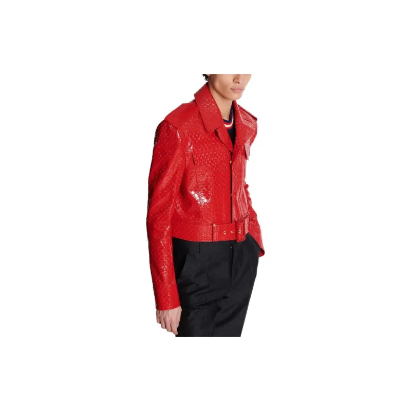 BALMAIN Jackets Men Red-5