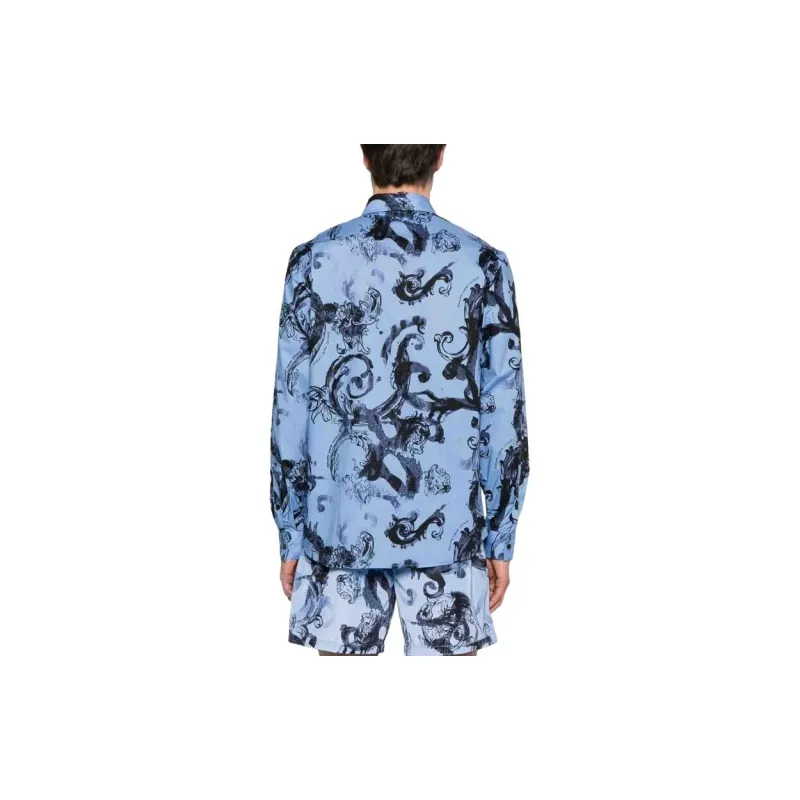 VERSACE JEANS COUTURE Shirt Men's Blue-2