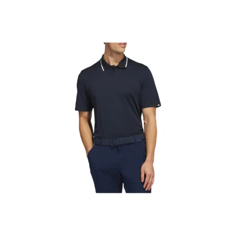 Adidas Polo Shirt Men's Marine Blue-4