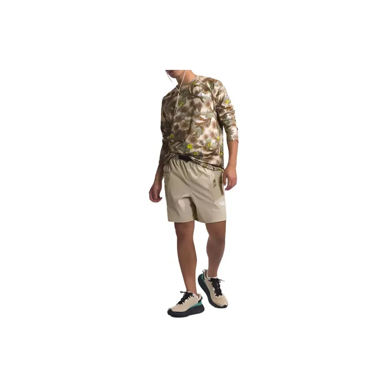 THE NORTH FACE Class V Pathfinder Belted Shorts Casual Shorts Men's Gravel Stone Color-1