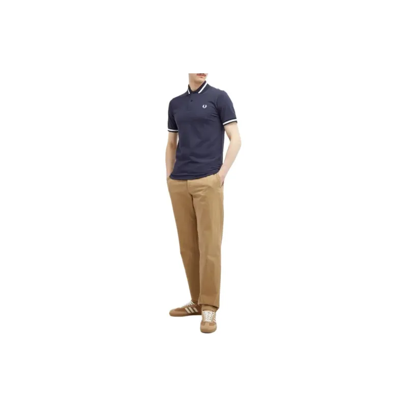 FRED PERRY Logo embroidered Polo Shirt-1