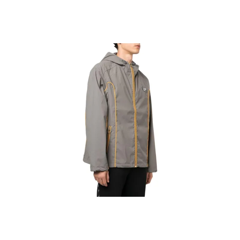 DIESEL Jackets Men Gray-3