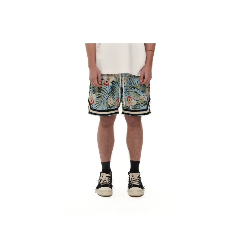 JUNGLE GURL Casual Shorts Unisex Sky Blue-2