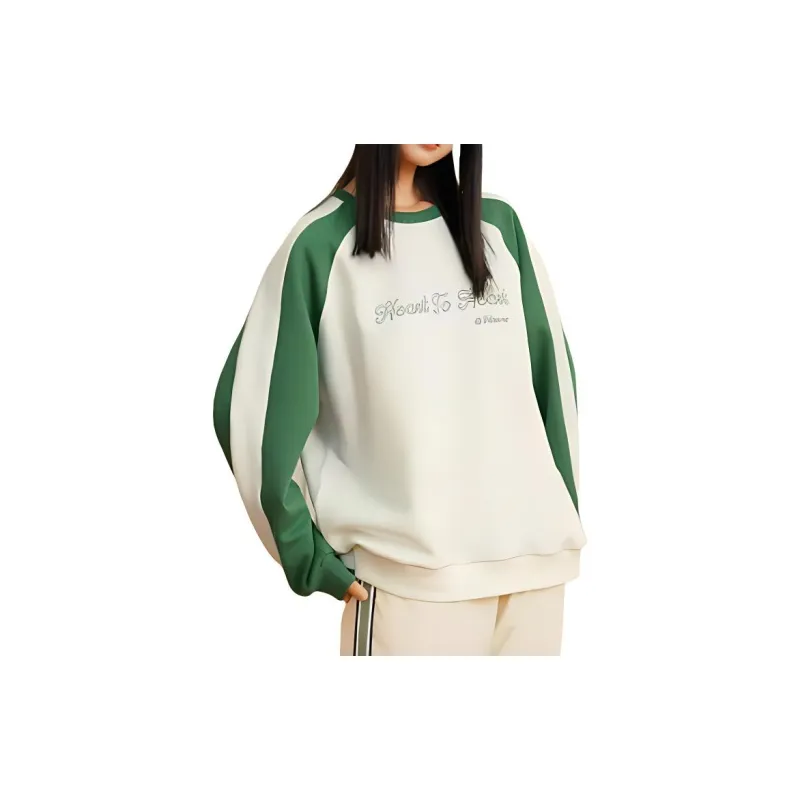 361° Trajectory 5.0 Sweatshirt Unisex Cream White/Moss Green-1