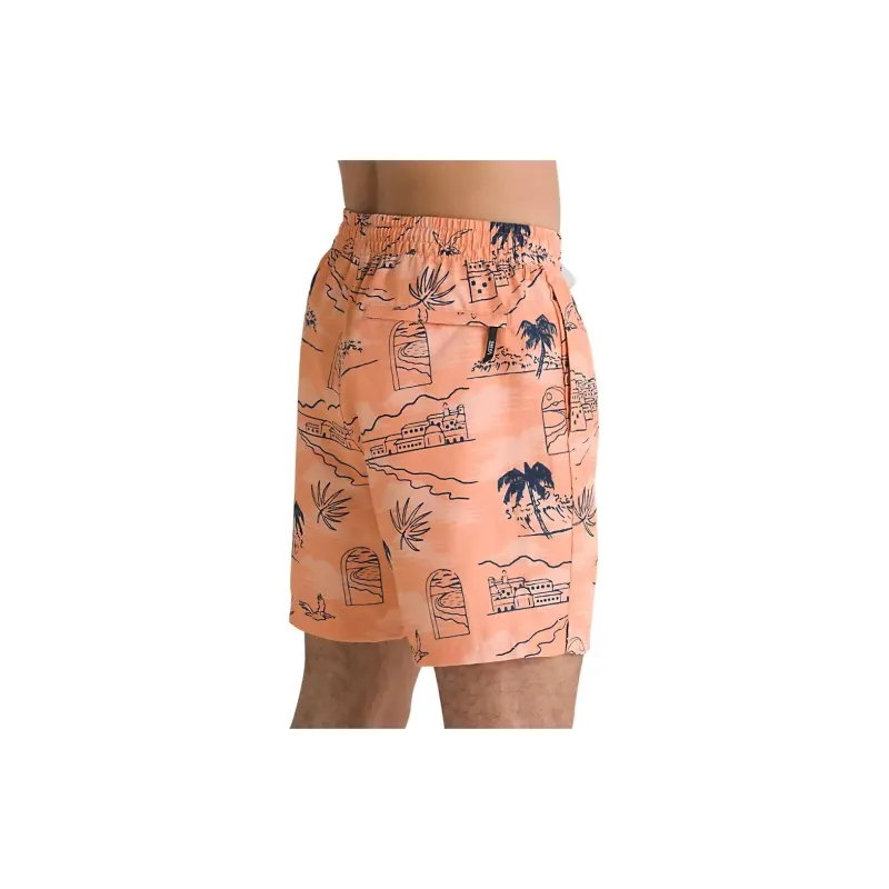 Vans Primary Print Elastic 17'' Boardshorts Casual Shorts Men's Bronze-4