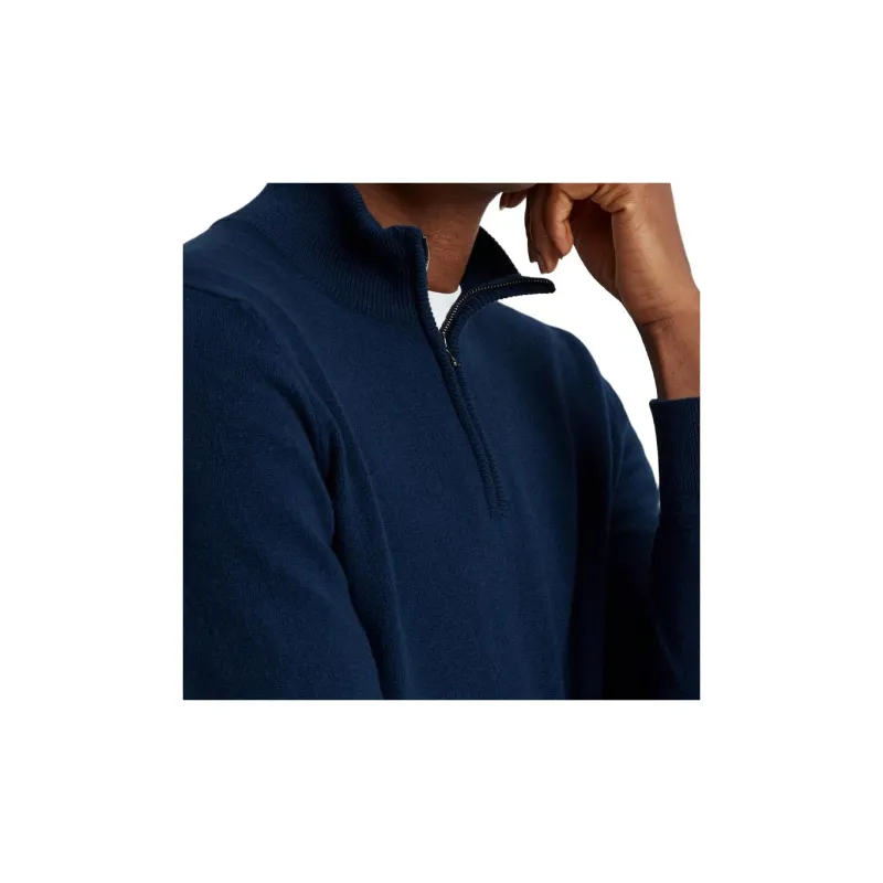 Pringle Of Scotland Fine Knit Zip Neck Sweater-4
