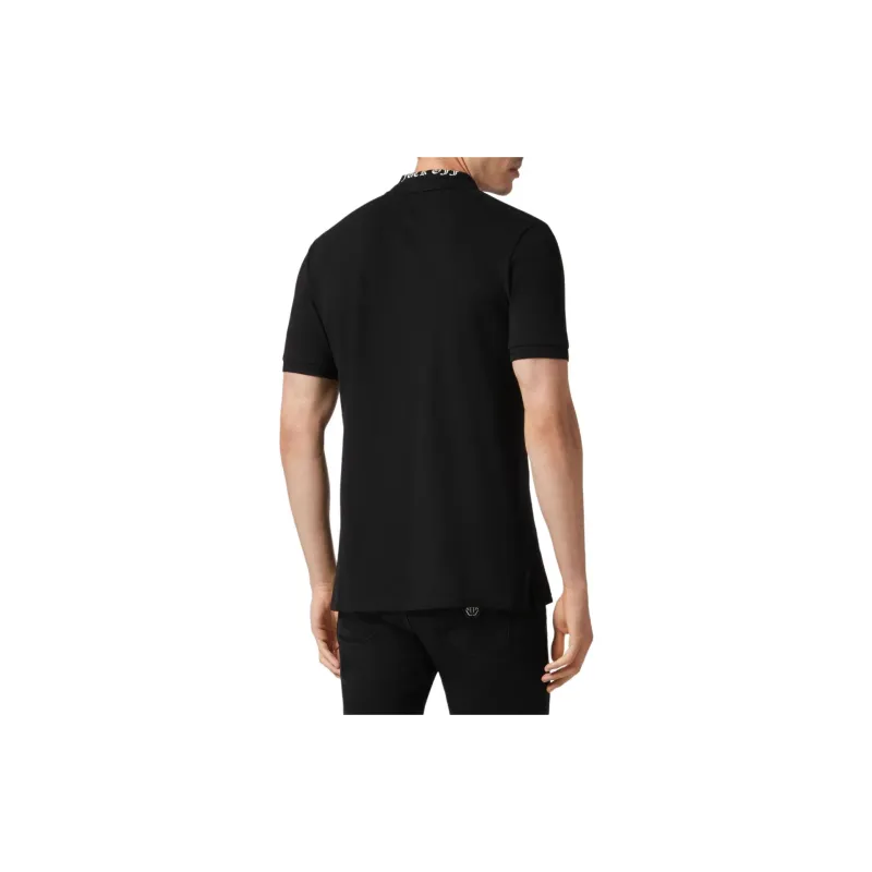 PHILIPP PLEIN Skull print Cotton Polo Shirt-2