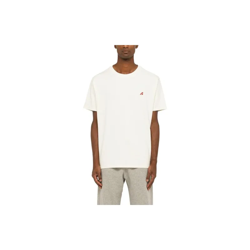 AUTRY Logo Patch Crewneck T Shirt-2