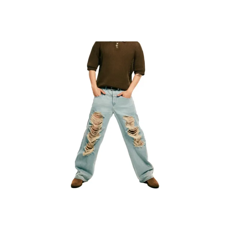 MARITHE FRANCOIS GIRBAUD Jeans Men Blue-3