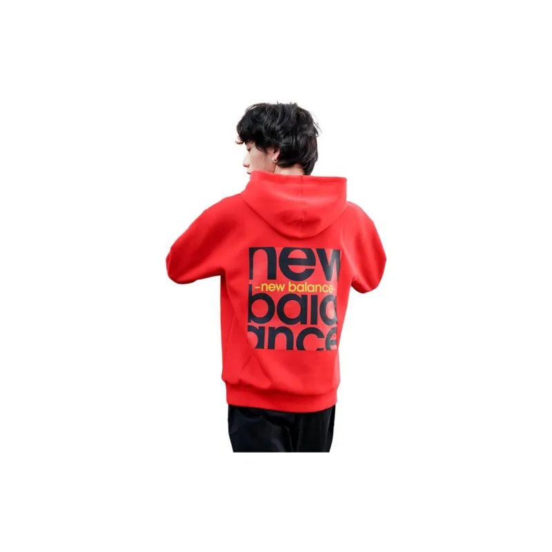 New Balance Sweatshirts Men Red-4