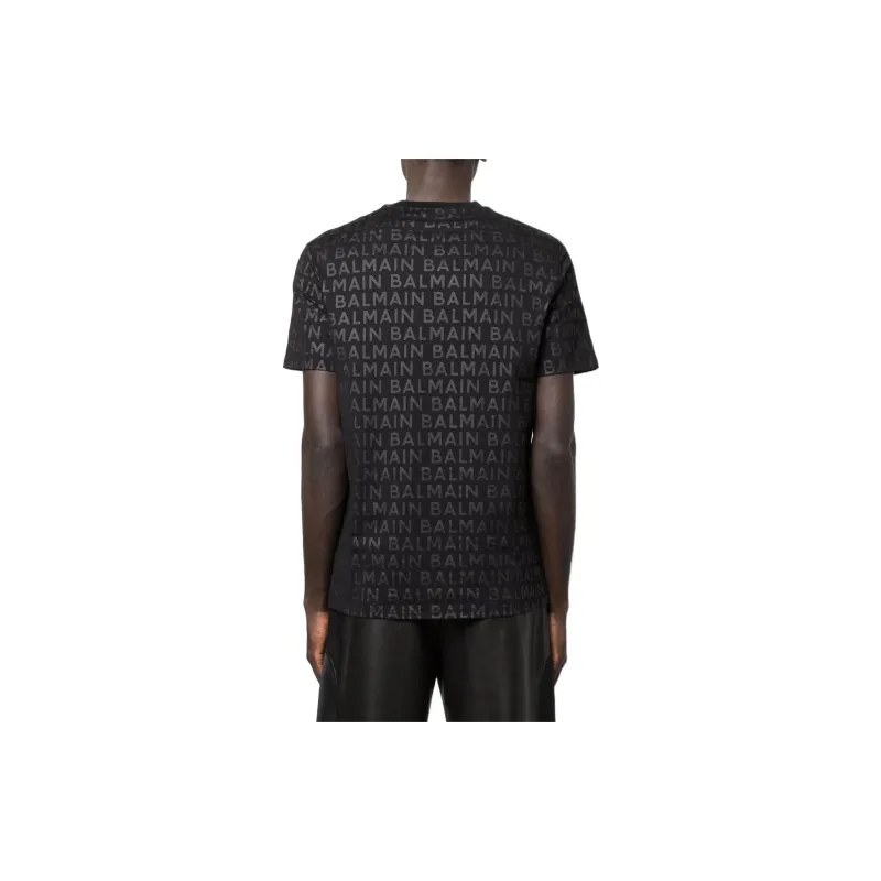BALMAIN T-Shirts Men Black-2