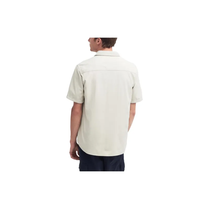 BARBOUR Lisle Safari Oversized Shirt Men's Mist Color-3