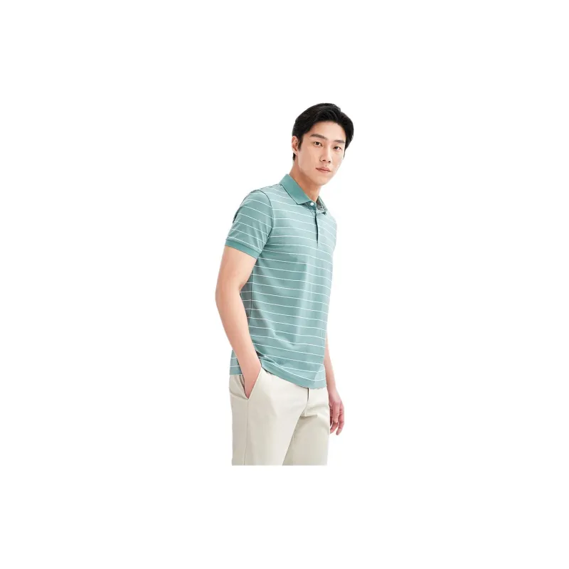 GOLDLION Polo Shirt Men's Green-2