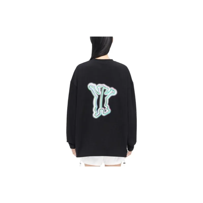 WE11DONE Graphic print Long sleeve T shirt-2