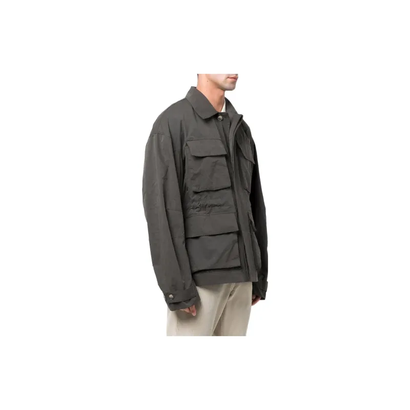 NANUSHKA Cargo-pocket Button-up Jacket-3