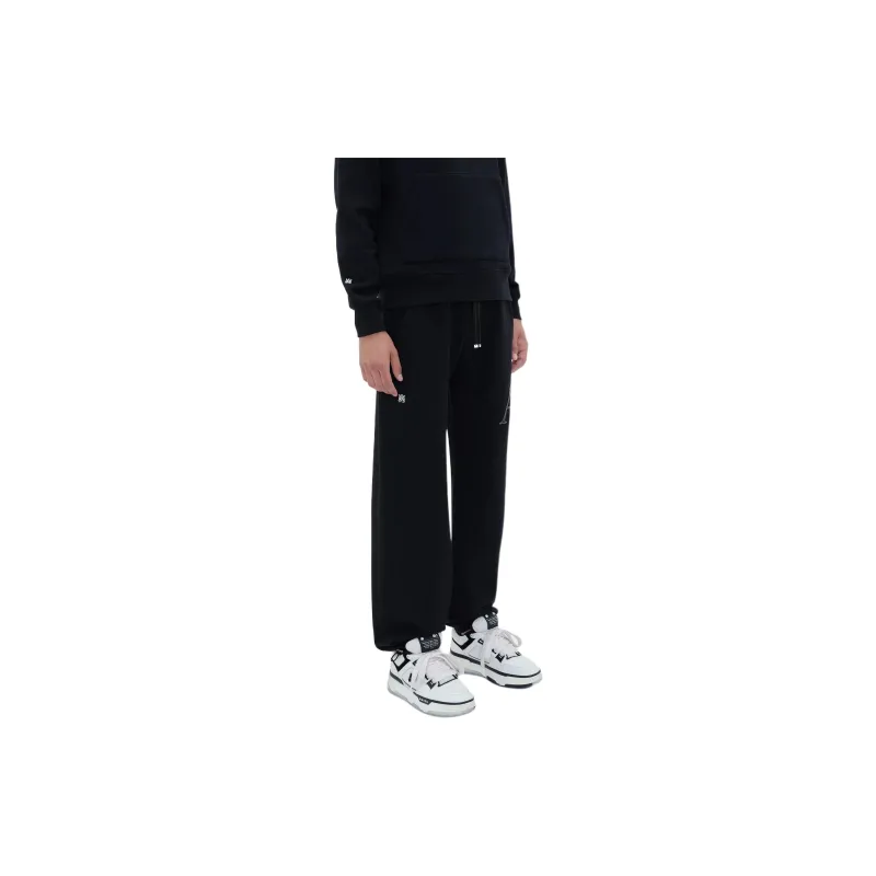 AMIRI Staggered Sweatpant Casual Pants Men's Black-3