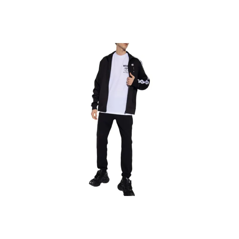 MOSCHINO Logo Tape Crewneck T-Shirt-1