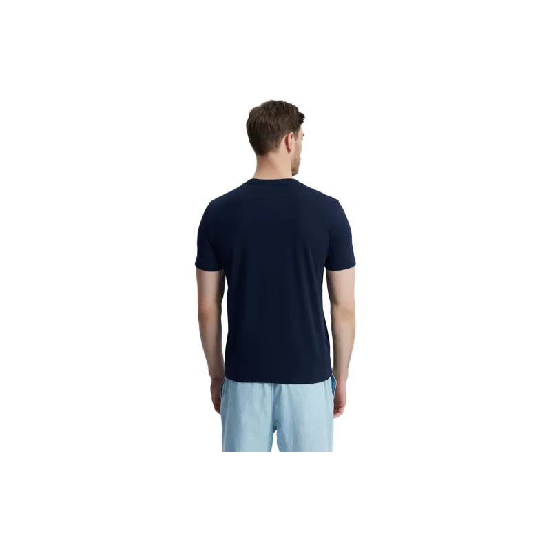 Nautica White Sail T-Shirts Men Navy Blue-1