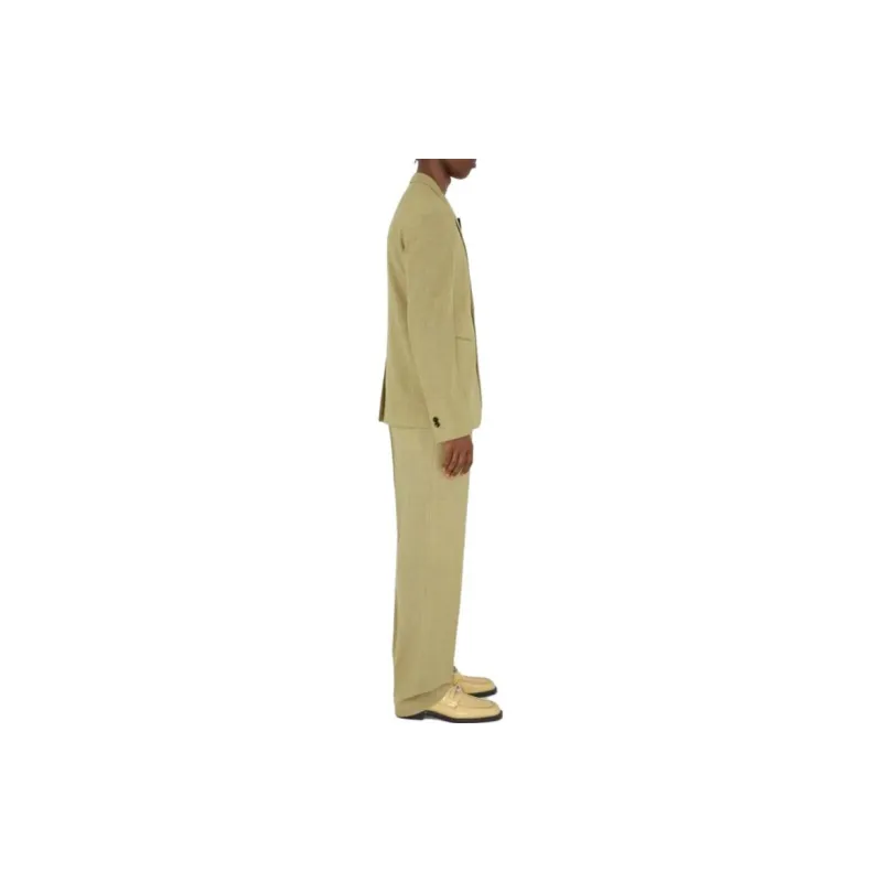 Burberry Suit Trouser Men's Khaki-4