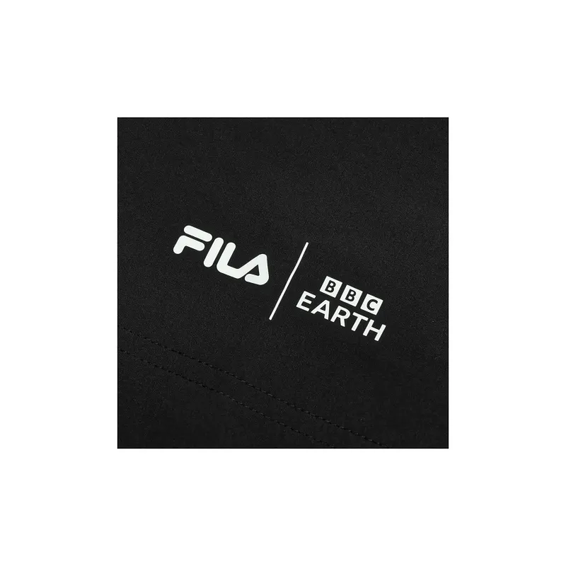 FILA x BBC EARTH Casual Shorts Men's Pitch Black-5