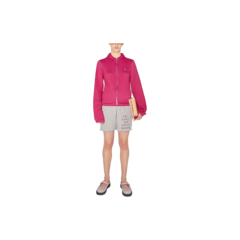 Acne Studios FW22 Sweatshirt Unisex Fuchsia-1
