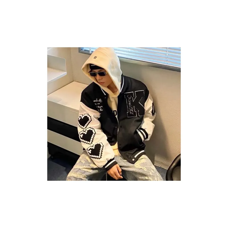 MIRACLE KILL Baseball Jacket Fall And Winter Unisex-17