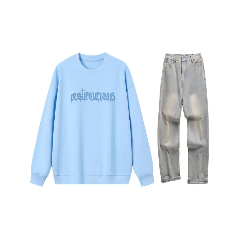 VniVerseVClub Sweatshirt Set Unisex-29